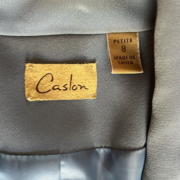Caslon beautiful blue Peplumjacket.Excellent condition.Pockets.Bundle with skirt - Picture 3 of 10